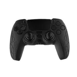 Silicone skin for PS5 controller, 1 pc anti-slip shell cover case with 2 joystick grips for PlayStation 5 controller wireless gamepad，father's day gift