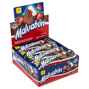 Malvabon Marshmallow with Chocolate by De La Rosa 12 Pieces