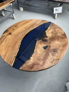 [BCS002] Black Walnut Wood Epoxy Table custom epoxy river slab table, Executive Desk, Custom Large Epoxy River Table, Solid Wood Slabs Table, Large Computer Office Desk Workstation, Business Furniture for Home Office