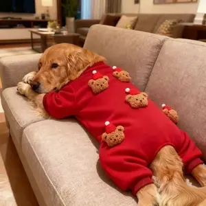 Warm Winter Dog Clothes Thickened Coats for Small Pets Cats and Dogs Festive New Year Outfits tiny  paws  fashion winter  coat  dogs