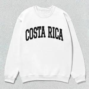 Costa Rica Sweatshirt Collegiate Crewneck Sweater Unisex