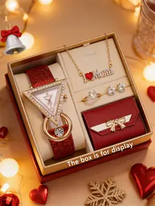 Women's Analog Quartz Watch, Butterfly Dial Design, Zinc Alloy Case, Sparkling Rhinestones, Perfect Gift for Women, Rhinestone Wristwatch, Quartz Watch Set