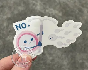 Cute IUD and Egg versus Sperm Sticker Birth Control Healthcare Humor Gift for OBGYN Labor and Delivery Womens Healthcare Feminist Empowering