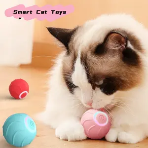 Interactive Pet Ball Automatic Rolling Dog & Cat Toy, Motion Activated Smart Play Ball for Indoor Pets