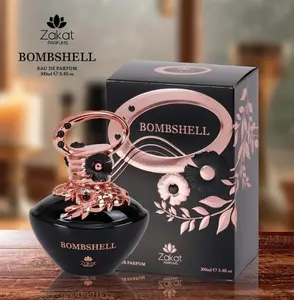 Zakat Bombshell Eau de Parfum for Women, 3.4oz Fragrances Middle Eastern Perfume Bottles Floral Citrus Sweet Edp Floral Musk Aromatic Bergamot women's perfume perfumes para mujeres