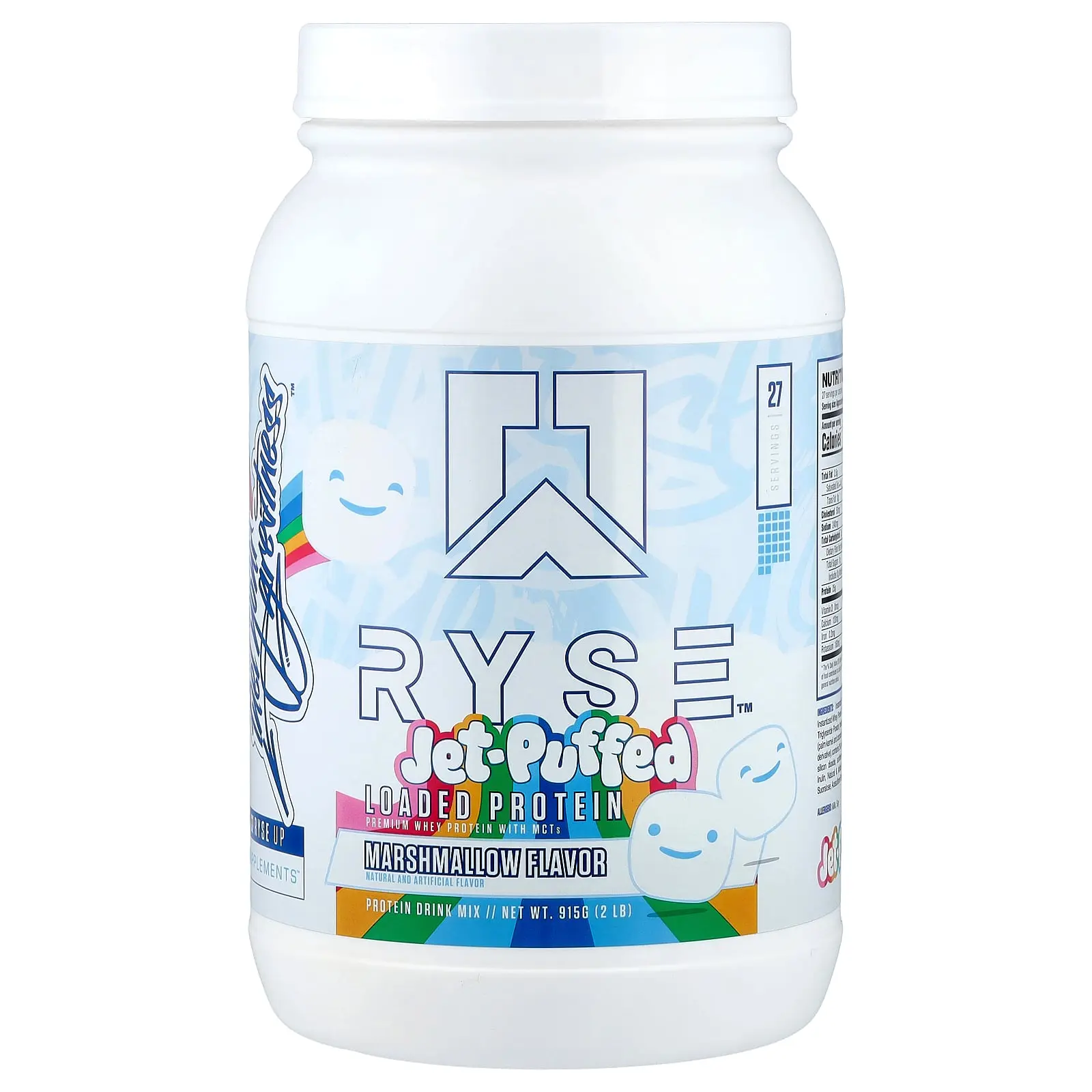 RYSE Loaded Protein, Jet-Puffed, Marshmallow, 2 lb (915 g) RYSE Loaded Protein, Jet-Puffed, Marshmallow, 2 lb (915 g)