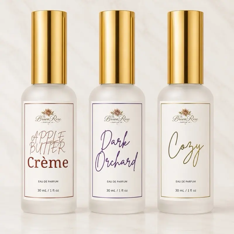 Brown Rose Fall Collection Eau de Parfum - 30 mL Long-Lasting Autumn Perfume with Vanilla, Pumpkin, Apple & Cozy Notes