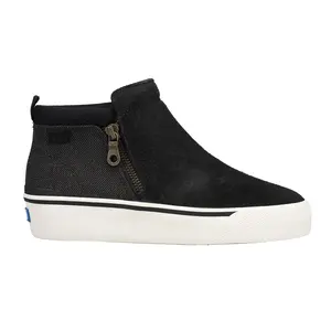 Keds Womens Cooper Slip On Sneakers Shoes Casual - Black