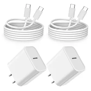 iPad Fast Charger,2Pack iPad Pro Charger USBC to C  iPad Cord 20W USB C Charger iPad  Block for iPad A16 11/10th,iPad mini 6/A17 Pro,iPad Air/i-Pad Pro 13/12.9/11inch 2020-2025