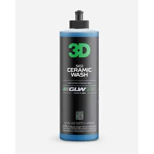 3D SiO2 Ceramic Wash & Wax Soap GLW Series   pH Neutral Car Shampoo with Hydrophobic Protection & Deep Gloss | SiO2 Coating | Scratch-Free Detailing