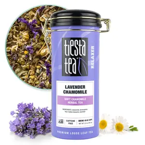Tiesta Tea - Lavender Chamomile | Soft Chamomile Herbal Tea | Premium Loose Leaf Tea Blend | Non Caffeinated Herbal Tea | Make Hot or Iced Tea