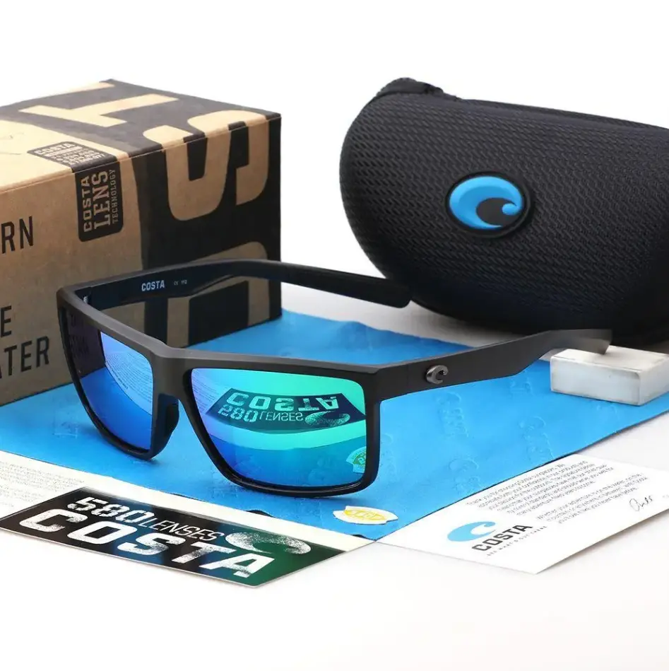 Full Box Costa Del Mar Rinconcito Polarized Sunglasses UV Protection Sport Fishing Driving Outdoor Shades Men Women