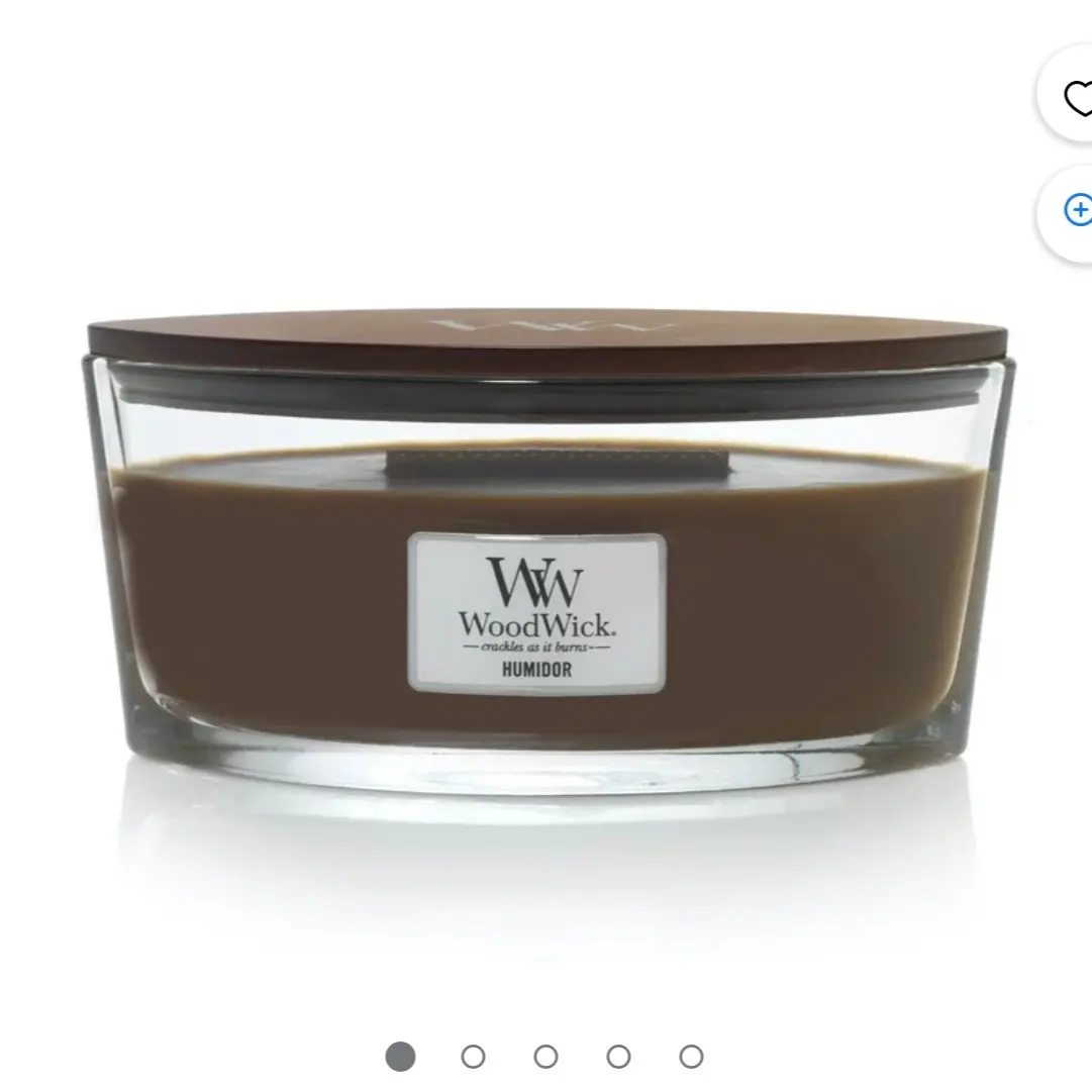 Large WoodWick Ellipse Candle, Home Decor Candle with Fragrance for Room Aroma & Scent Enhancement, Elliptical