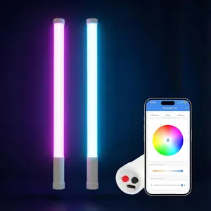 Rechargeable LED Glow Sticks,  App Control  Sync Concert Light Sticks, 1200mAh  16M Colors, DIY Scenes, Timer, Memory, for Parties, Festivals, Weddings, Raves
