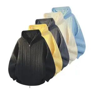 New Style Sweater Vintage Design Autumn Winter Loose Top, Unisex Versatile Spring Autumn Cable Knit Base Shirt Cardigan, Versatile Youthful Knitwear Jacket, Textured Hooded Cardigan Sweater, Couple Casual Simple Versatile Loose Jacket, Soft Comfortable Fa