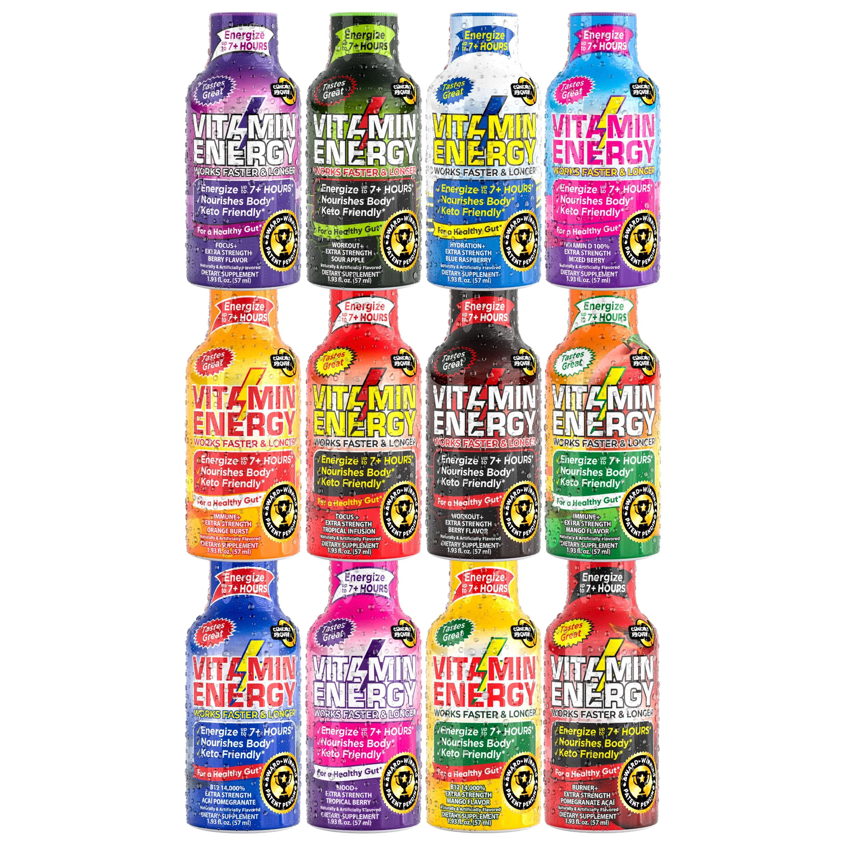Vitamin Energy Bundle - Variety Pack - 12 Count
