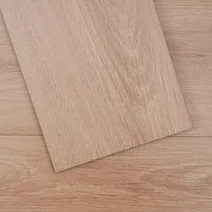 VEVOR Self-Adhesive Vinyl Floor Tiles, 36 x 6 in, 36 Tiles, 2.5mm Thick Peel & Stick, Natural Wood Grain DIY Flooring for Kitchen, Bathrooms, Easy Home Decor