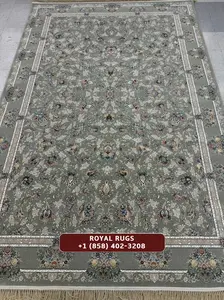 Luxury 1500 Reeds Kashan Persian Carpet | High Density | Premium Quality Design 1211901