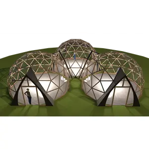 Vaulted Doorway and Connecting Tunnel for 3v geodesic domes - 12'8, 15', 20' (4m, 4.5m, 6m) Full woodworking plans, imperial and metric
