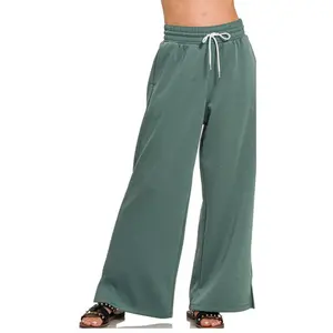 Scuba drawstring pants