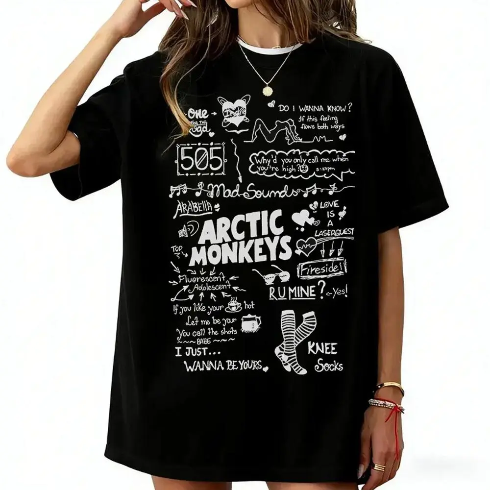 Retro Arctic Monkeys Band Tee, Indie Rock Graphic T-Shirt, Unisex Streetwear