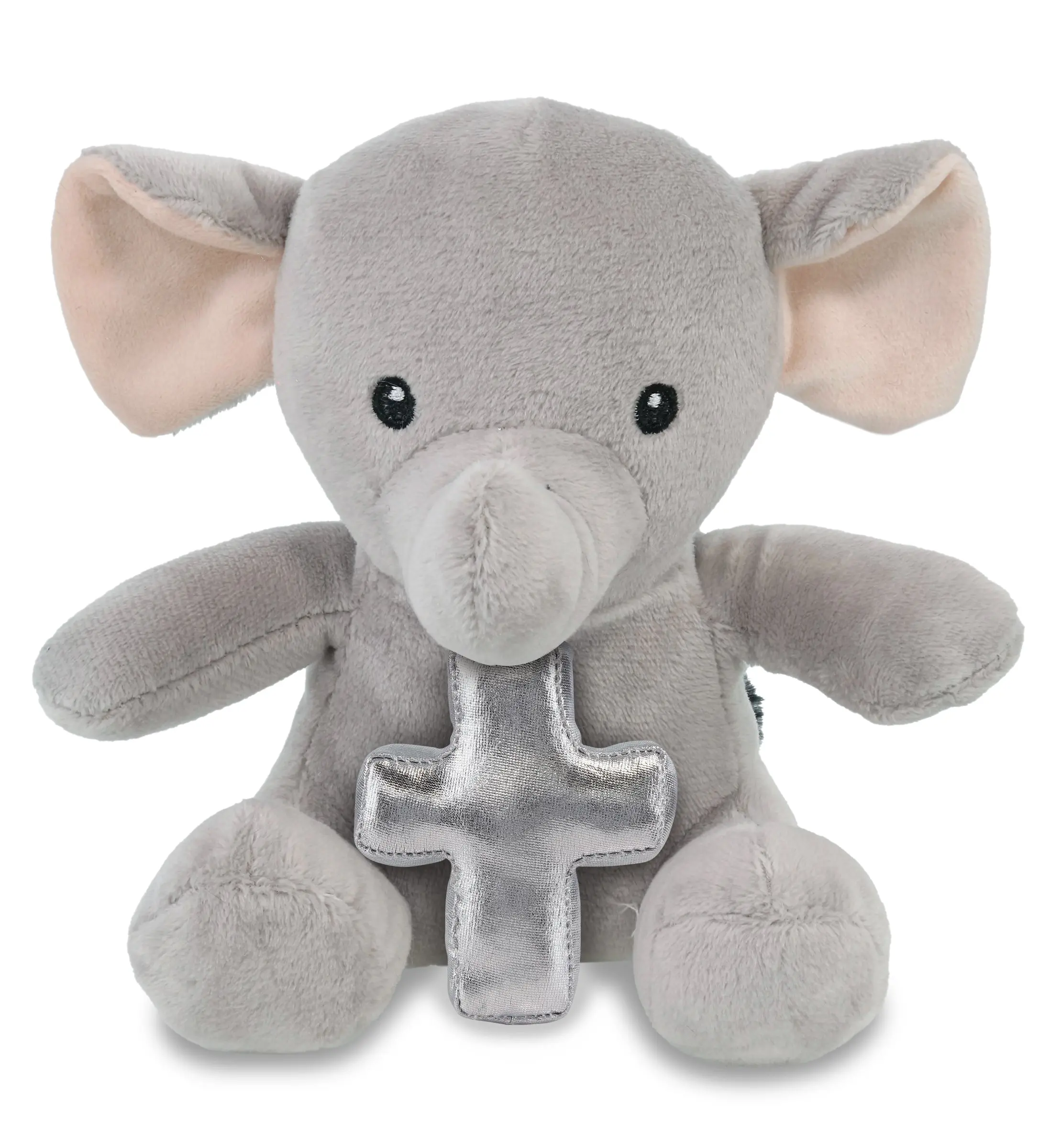 PLUSH CROSS - 6" PLUSH - ELEPHANT