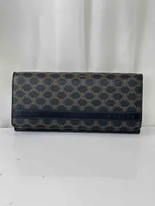 Pre-owned Celine As Shown Mini Bags Macadam Clasp Long Wallet MRB758