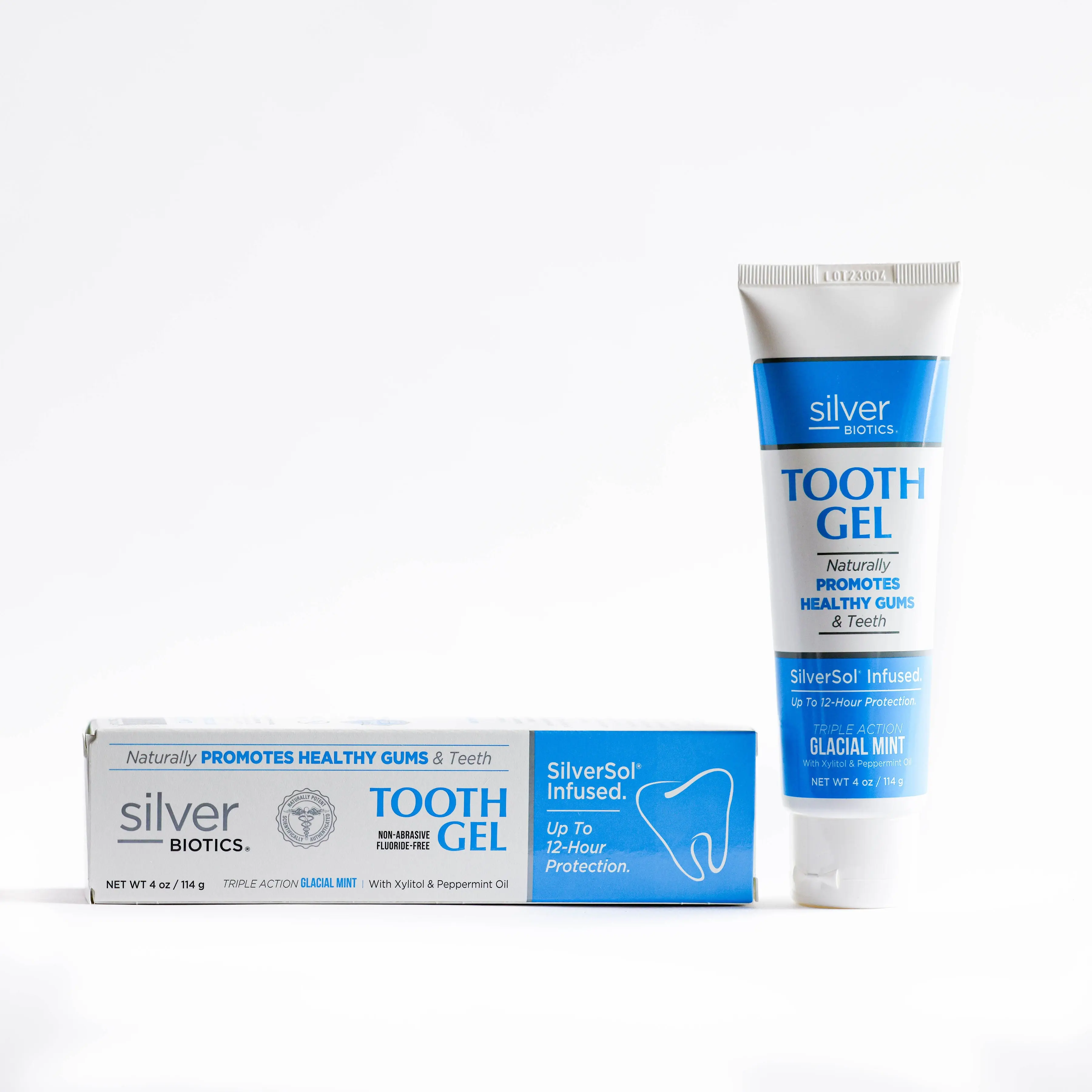 Silver Biotics Tooth Gel | Glacial Mint – 4 oz 