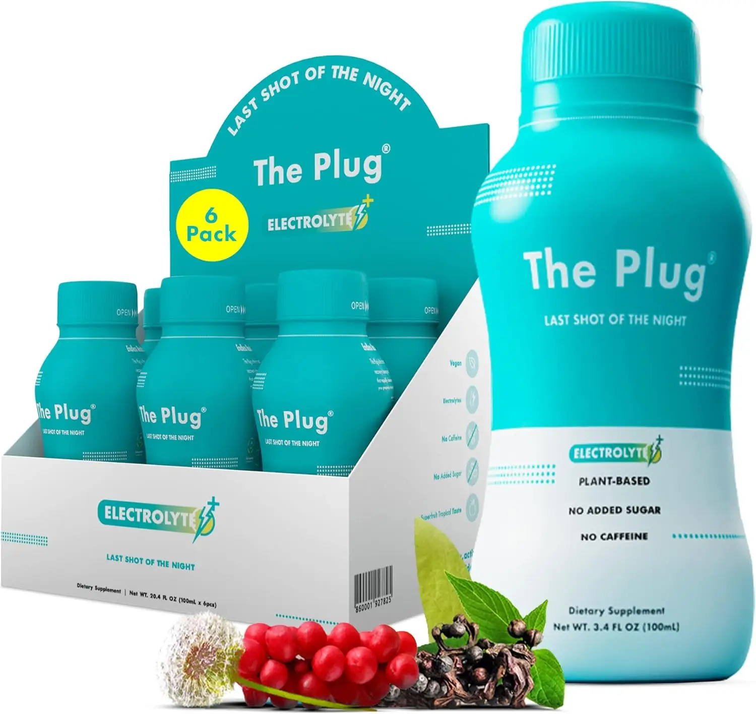 The Plug Liver Cleanse Detox & Repair Drink - Plant Based Herbal Electrolyte Drink for Gut & Cholesterol Support, Bloating Relief, Restore Antioxidant