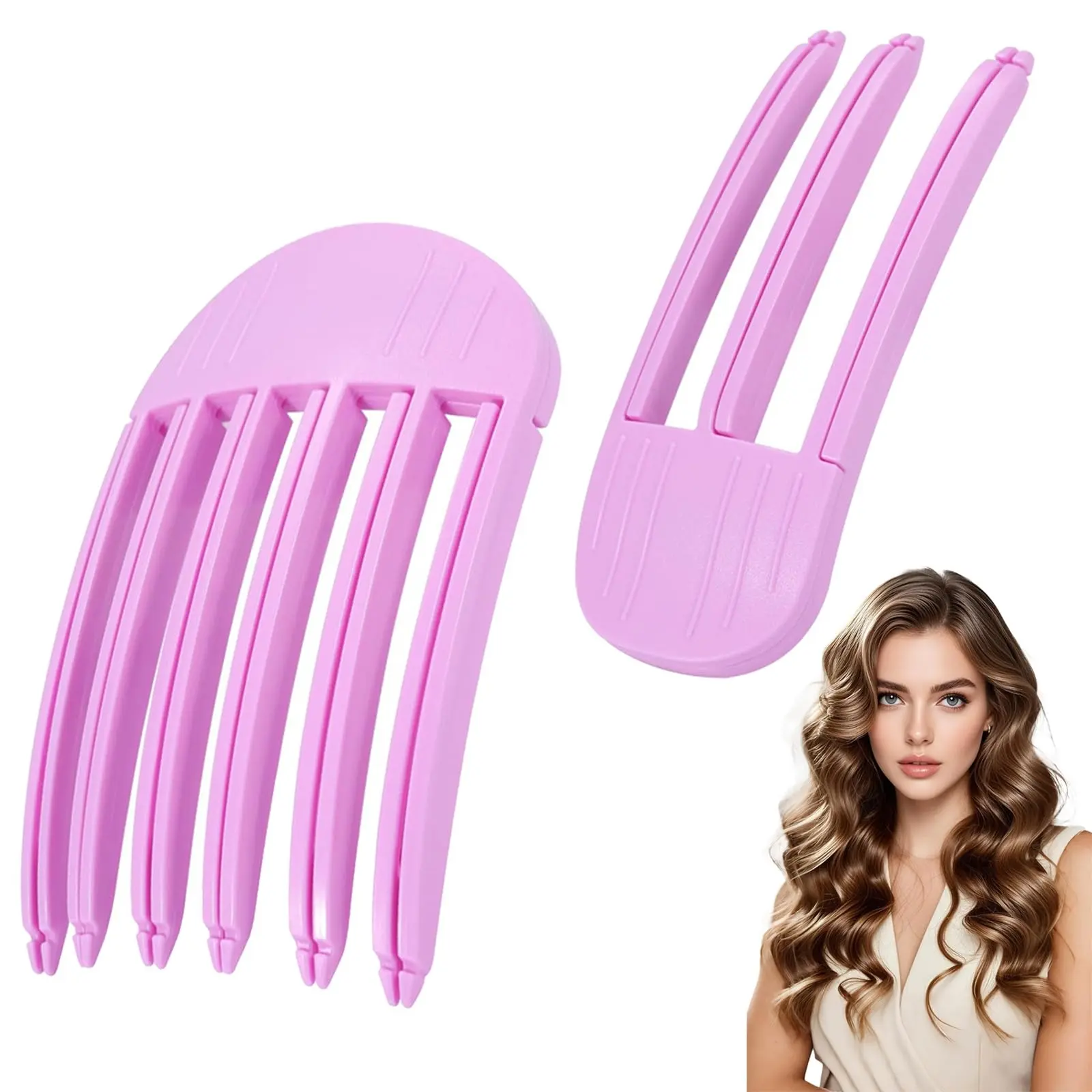 High Volume Hair Styling Comb, Natural Look No Trace Hair Clips, Volumizing Headwear for Women, Easy to Use Hair Accessory, Volume Boost
