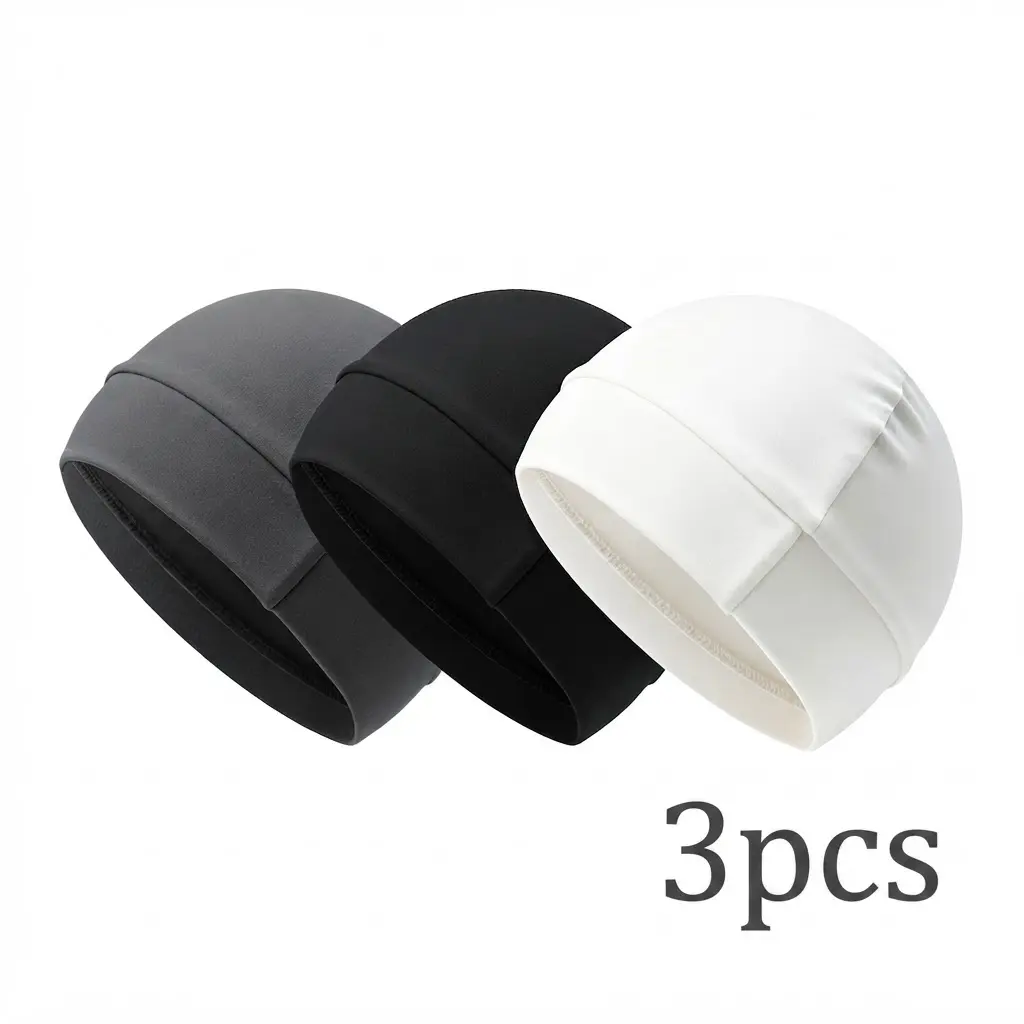 Unisex Skull Cap Beanie - Soft Stretch Fitted Hat for Men Women, Breathable Daily Wear & Sports