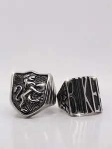Vintage Warrior Shield Ring. By one get one free.