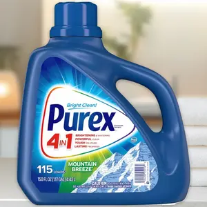 Purex Mountain Breeze Laundry Detergent 150fl oz - HE Compatible, Mountain Breeze Scent, 150fl oz, for All Fabrics, Value Size