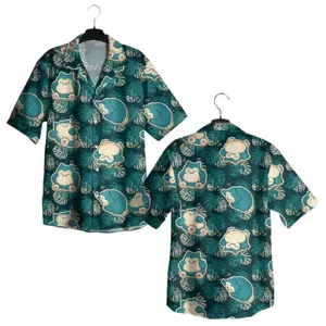 Chuppy Hawaii Unisex Hawaiian Shirt, Tropical Button up Shirt, Sn0rl@x Shirt Gifts, Aloha Summer Hawaiian Shirt, Gift for Sn0rl@x Lovers