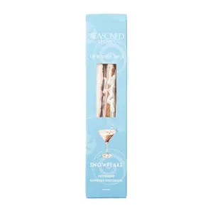 Snowflake Seasoned Straws 6ct.