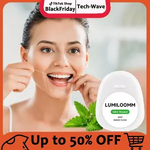 【 Free Shipping 】Plaque Remover for Teeth, Shred Resistant, Floss Slides Smoothly, Easy to Use, Deep Cleaning Teeth, Oral Care, PFAS Free, for Adults & Kids, 1 Pack, 50M