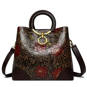 Women's Elegant PU Leather Handbag, Trendy Gorgeous Large Capacity Crossbody Bag, Chic Vintage Handbag & Crossbody Bag for Work & Daily Use