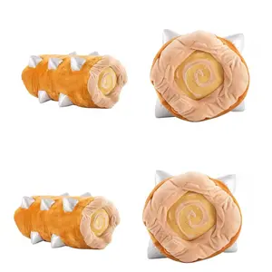 In Stock 35cm Game Peripheral Plush Wood Rolling Wood Wolf Tooth Stick Design Cartoon Theme Decompression Toy