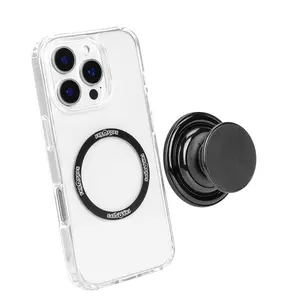 FAB POPS® MagSafe Phone Grip – Black (Includes Magnetic Ring)