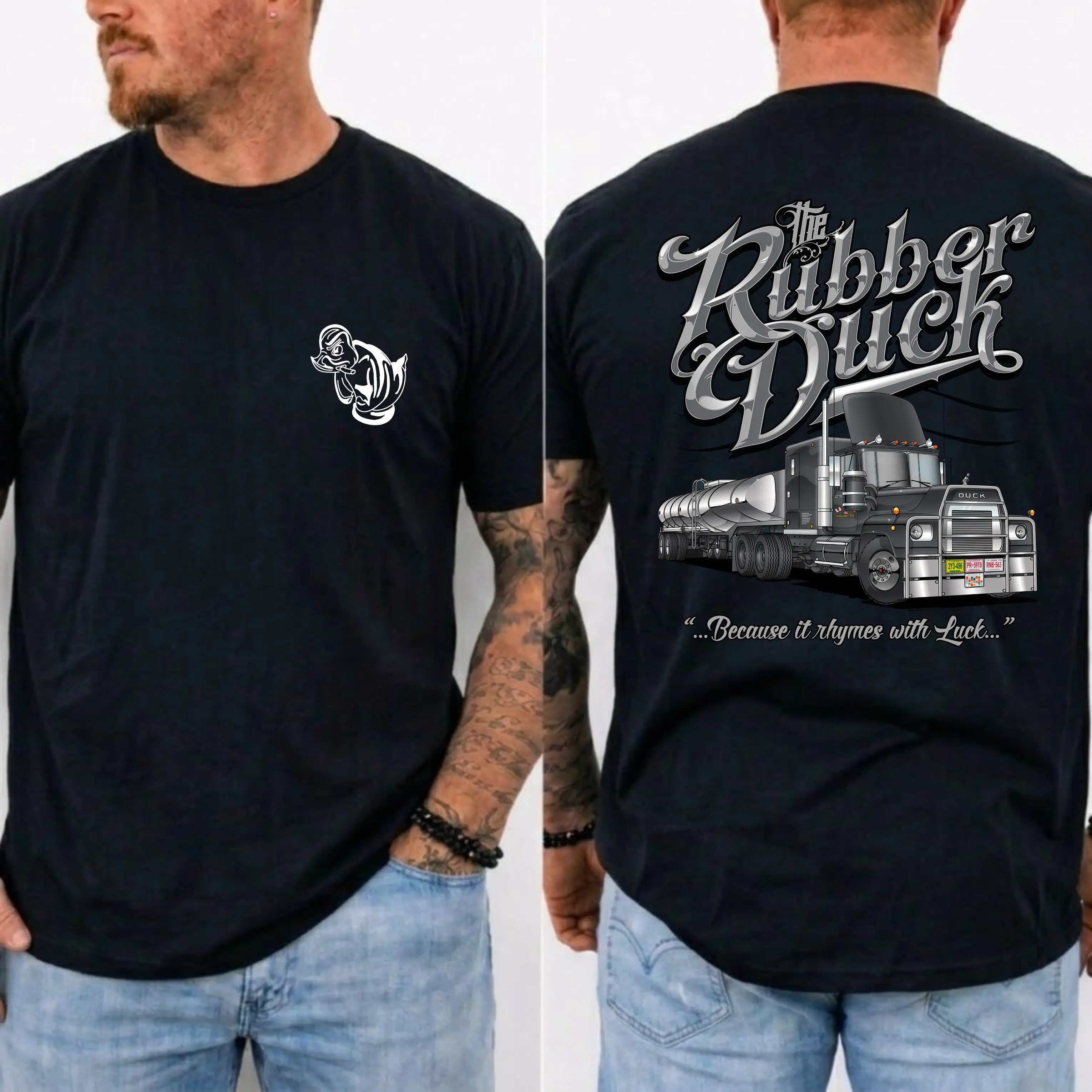 Rubber Duck Mack Truck Shirt, Vintage Convoy Movie Hoodie, Classic Trucker Graphic T-Shirt, Gift For Truck Drivers, MADE IN USA