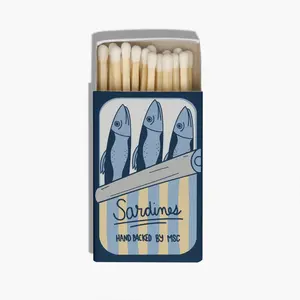 My Sister's Cottage Yellow Sardine Match Box