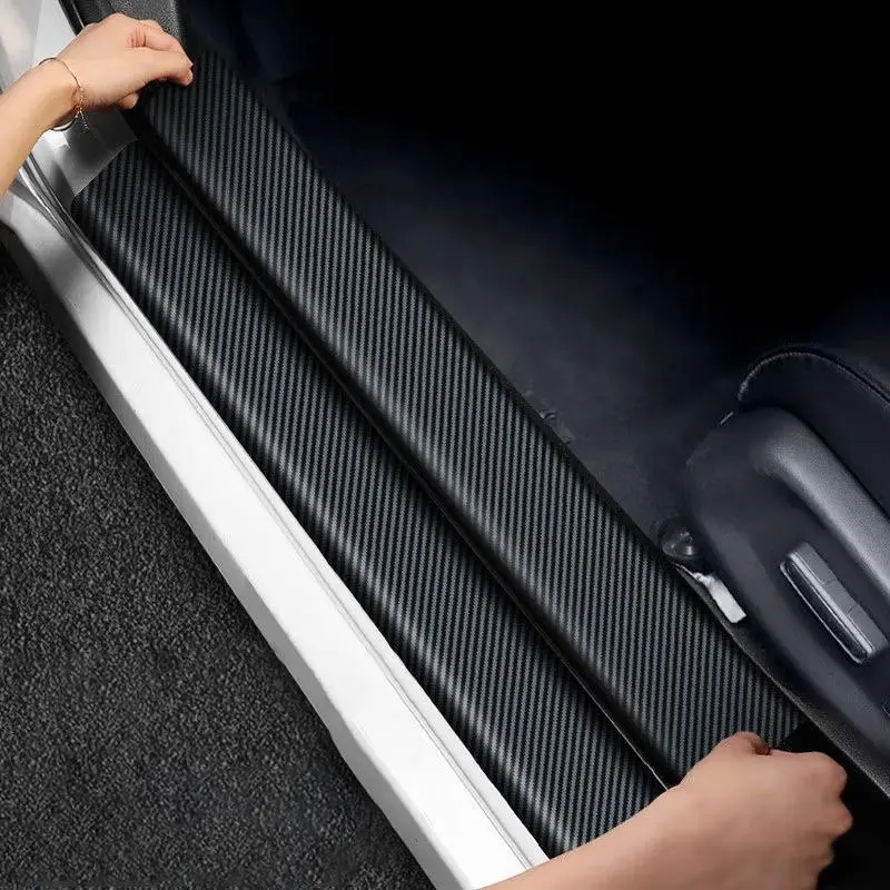 Car Door Sill Anti-trampling Protection Sticker, Car Door Sill Sticker, Rear Trunk Sticker, Automotive Car Interior Accessories for Car Door Sill