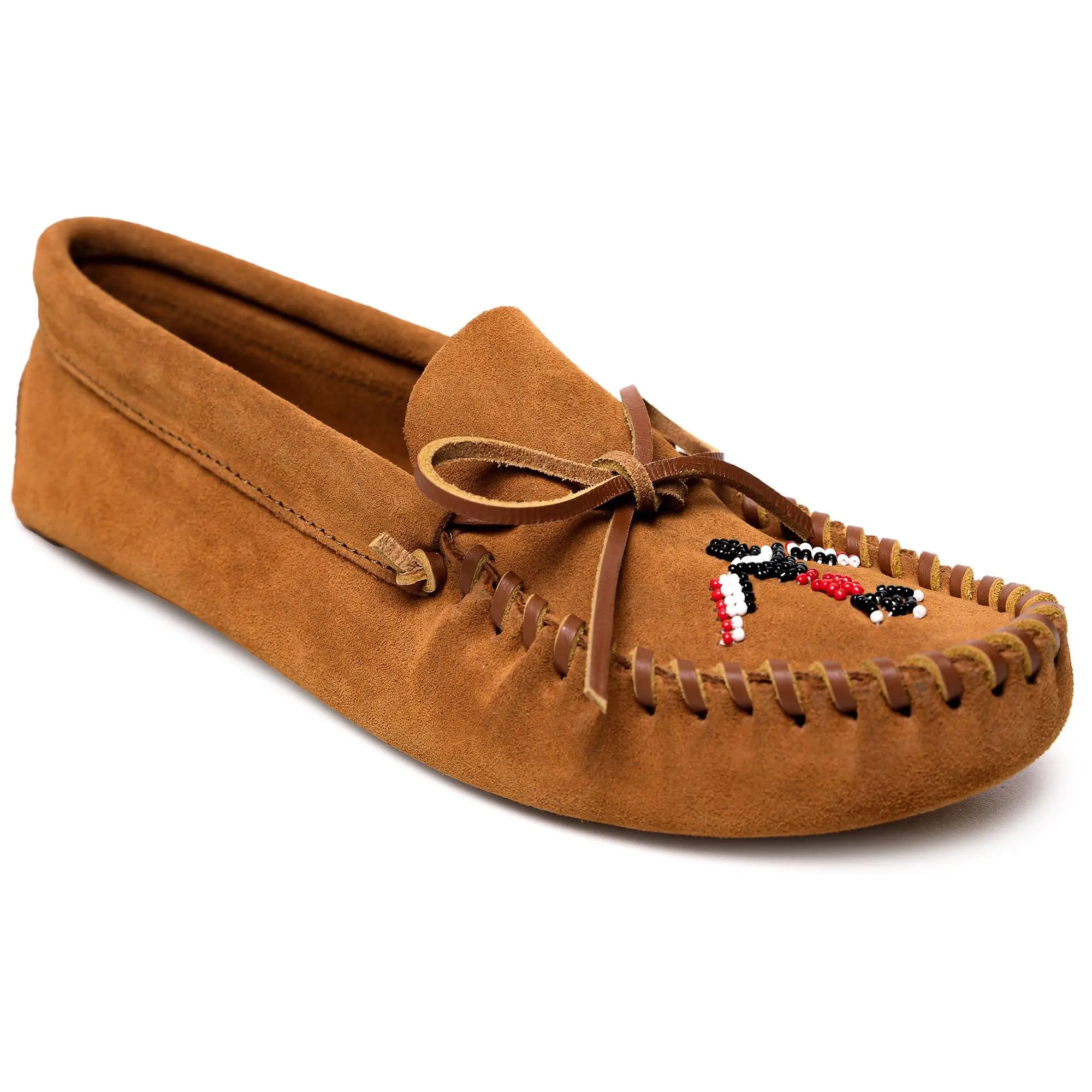 Minnetonka Men's Thunderbird Animikii Softsole Moccasins Minnetonka Men's Thunderbird Animikii Softsole Moccasins