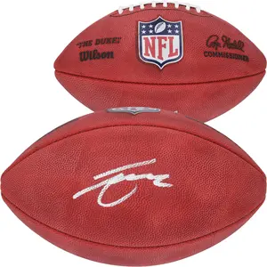 Tetairoa McMillan Carolina Panthers Autographed Duke Full Color Football - Fanatics Authentic Certified