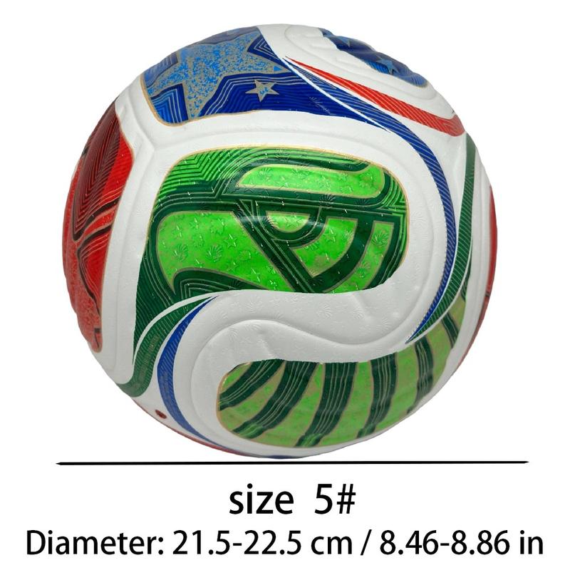 2026 Fifa World Cup Soccer Ball, Football Balls, Official Size 5, Thick PU Material, Seamless Durable Design, Ideal for Matches and Training, Top Gift Choice