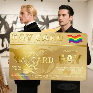 10pcs Lgbtq Pride Lifetime Membership Cards, Decorative Non-Adhesive Design, Rainbow Heart Pattern, PVC, Perfect Gift for Friends and Colleagues