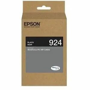 Epson 924 Original Standard Yield Black Ink Cartridge - High-Resolution Inkjet Printing