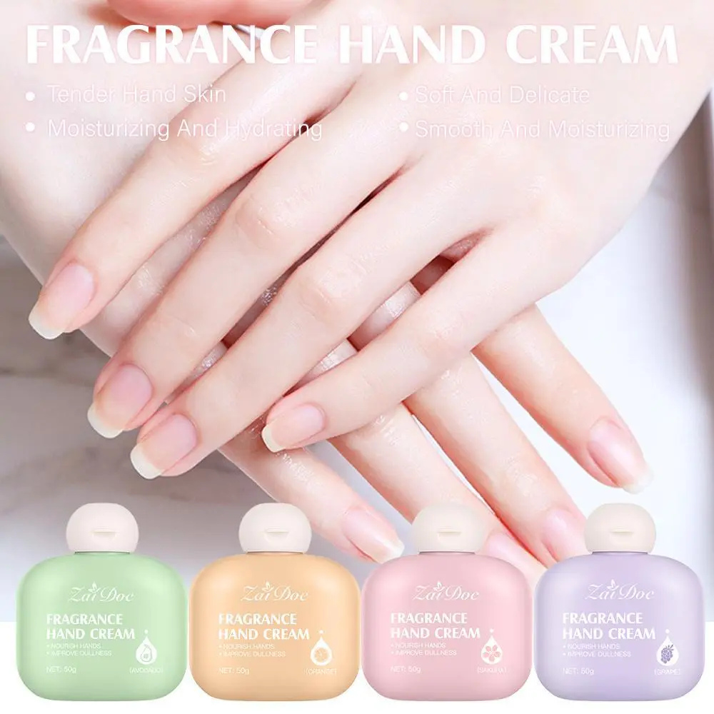 Fruity Scented Hand Cream 50Ml Non Greasy Hydration for Delicate Hands Fresh Floral Aroma Daily Self Care