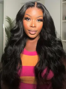 4x4 Body Wave Lace Front Wigs Human Hair Pre Plucked with Baby Hair 180% Density  Human Hair Wigs Brazilian Virgin Frontal 4x4 Glueless HD Lace Closure Wig Human Hair for Black Women