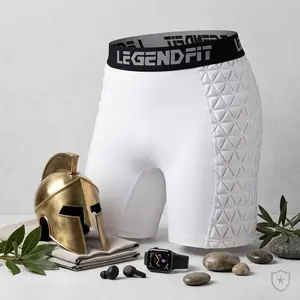 Women's Padded Sliding Shorts Compression Underwear - Softball Baseball Football Lacrosse Cricket Protective Gear with Support for Sports Training and Athletic Activities Comfortable Breathable Design